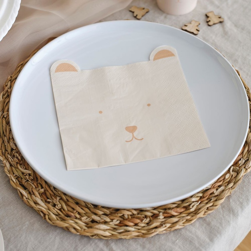 16 Freddy the Teddy napkins