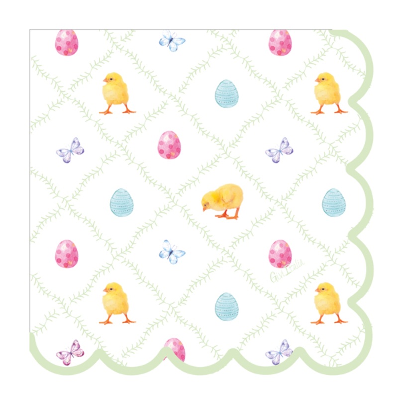 16 napkins Easter joys 33cm