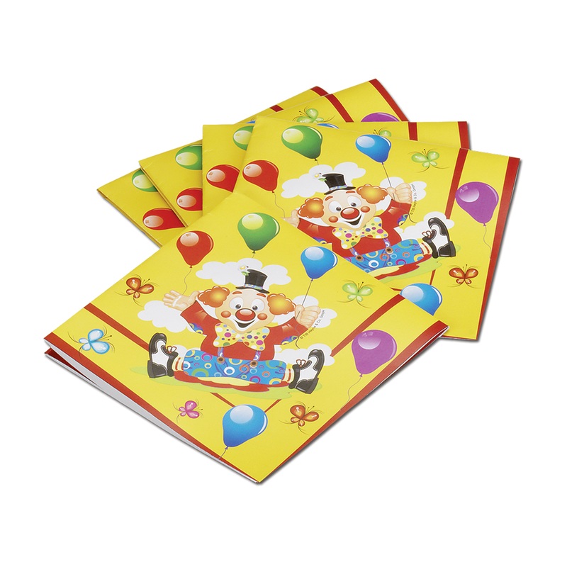 20 circus clown Federico party napkins 33cm