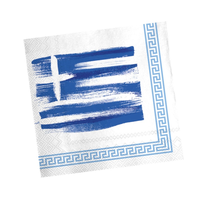20 Greece napkins 33cm