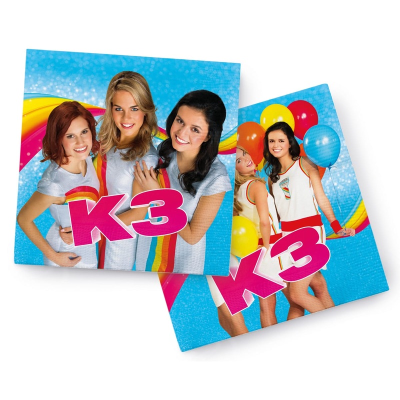 20 napkins K3 Party 33cm