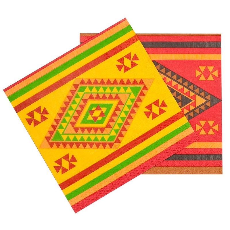 20 Napkins Mexican Fiesta 33cm