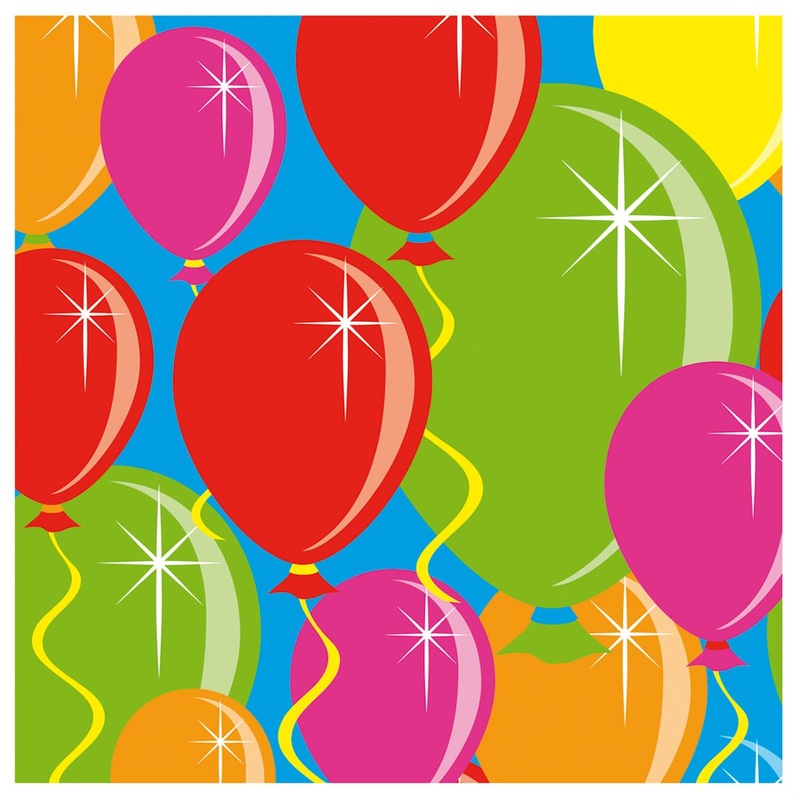 20 Spectacular Birthday napkins 25cm