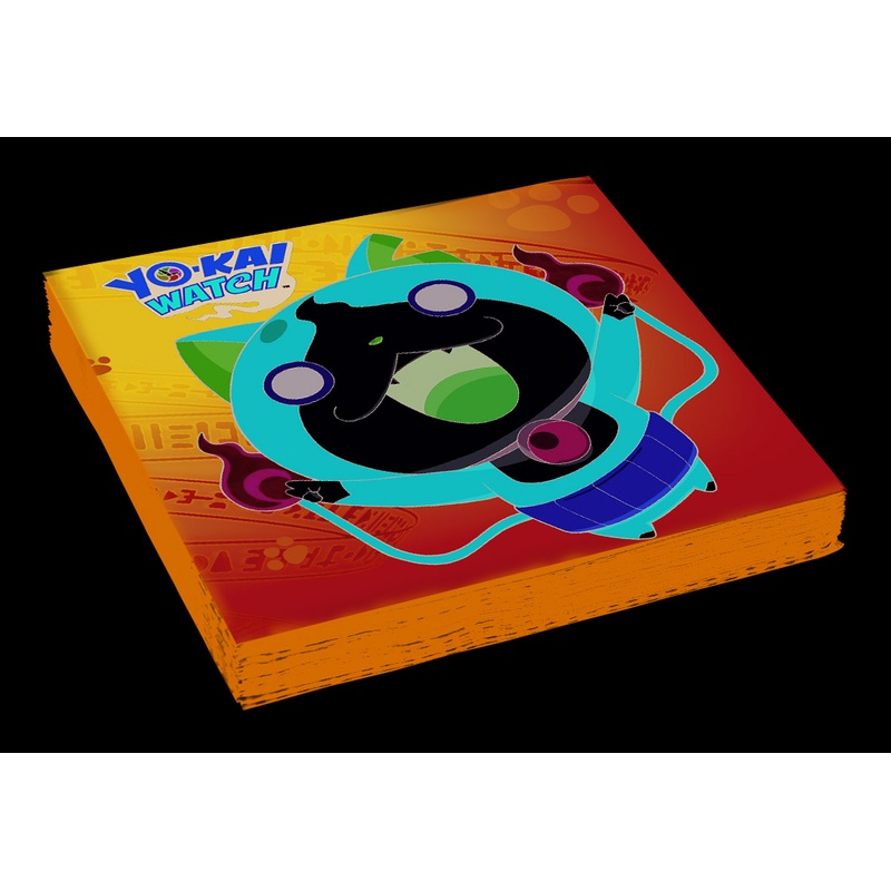20 Yo-kai Watch napkins 33 x 33cm