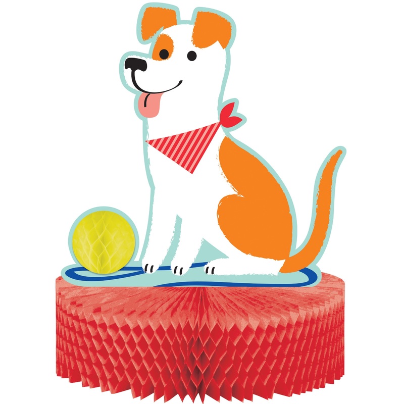 Dog party table decoration 23 x 30.5cm