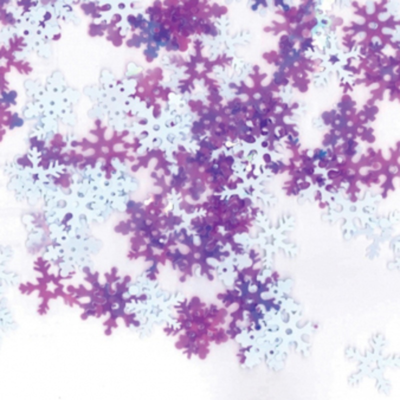 Sparkling snowflakes sprinkle decoration 70g