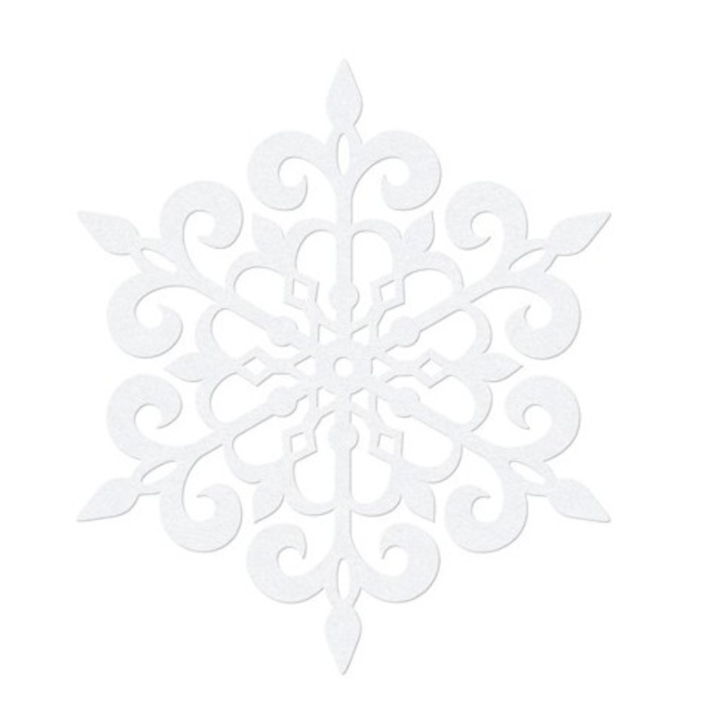 10 decorative snowflakes paper 9cm