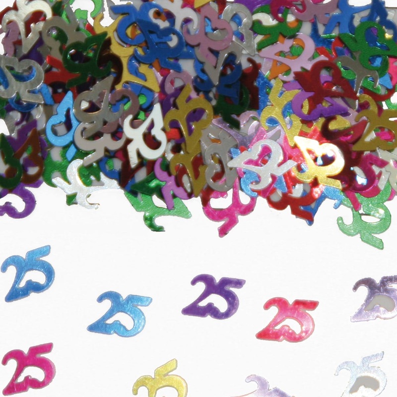 15g sprinkle decoration number 25 colored