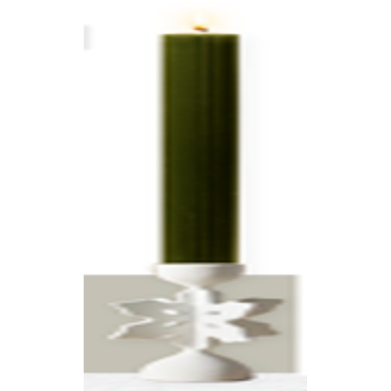 Candlestick - White Snowflake