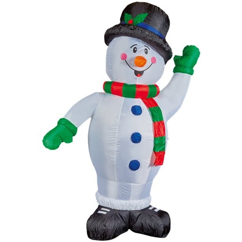Giant inflatable snowman Snowy 2.4m