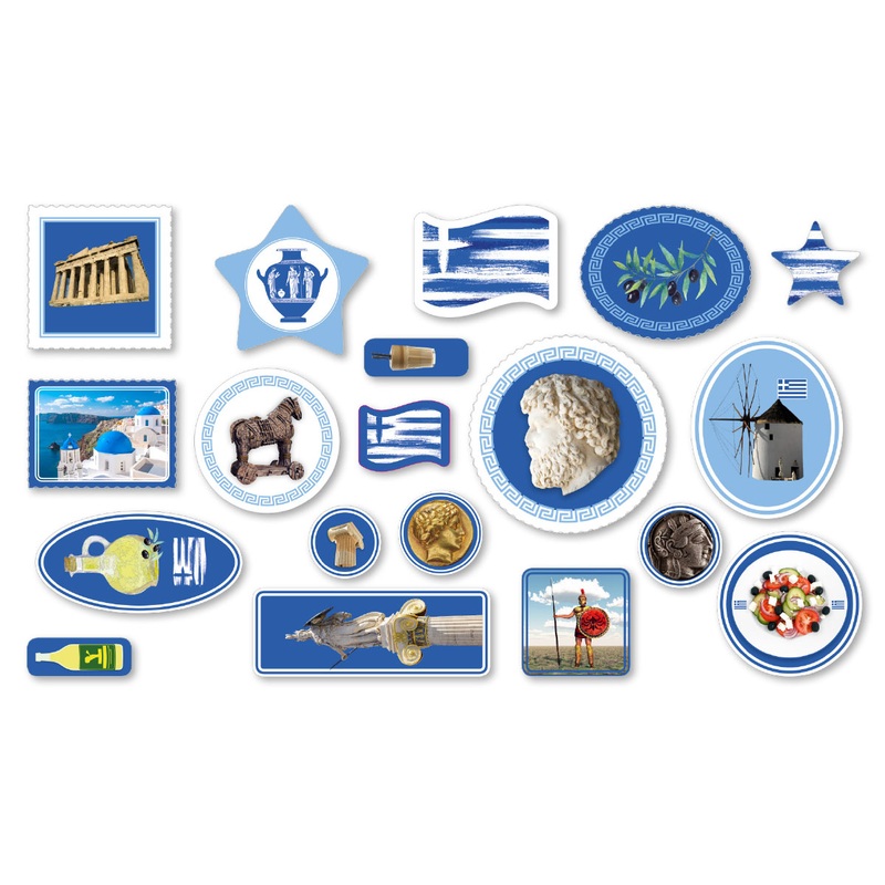 Greece XXL Streudeko 57 pieces