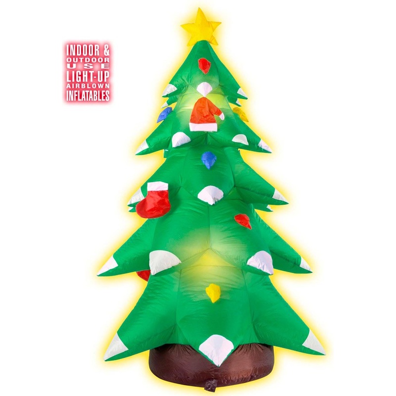 Green luminous Christmas tree Premium