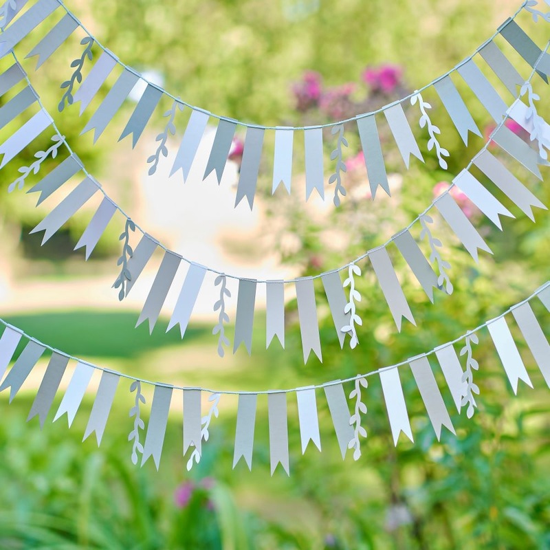 Green-Sage Minimal Flore Garland XXm