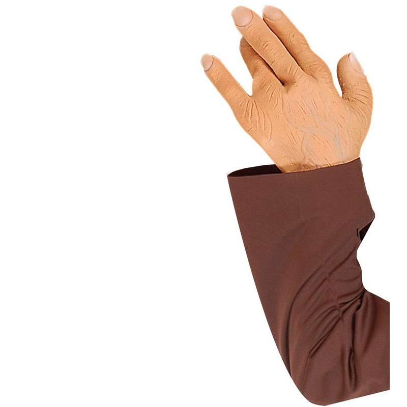 Hands of the giant made of latex