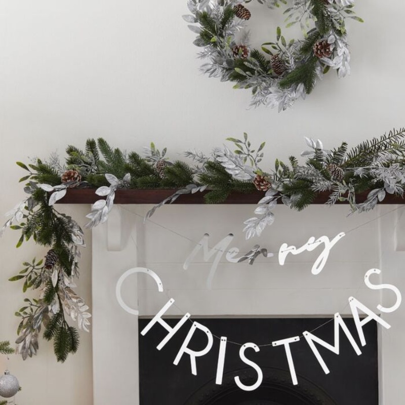 Merry and Bright fir garland 2m