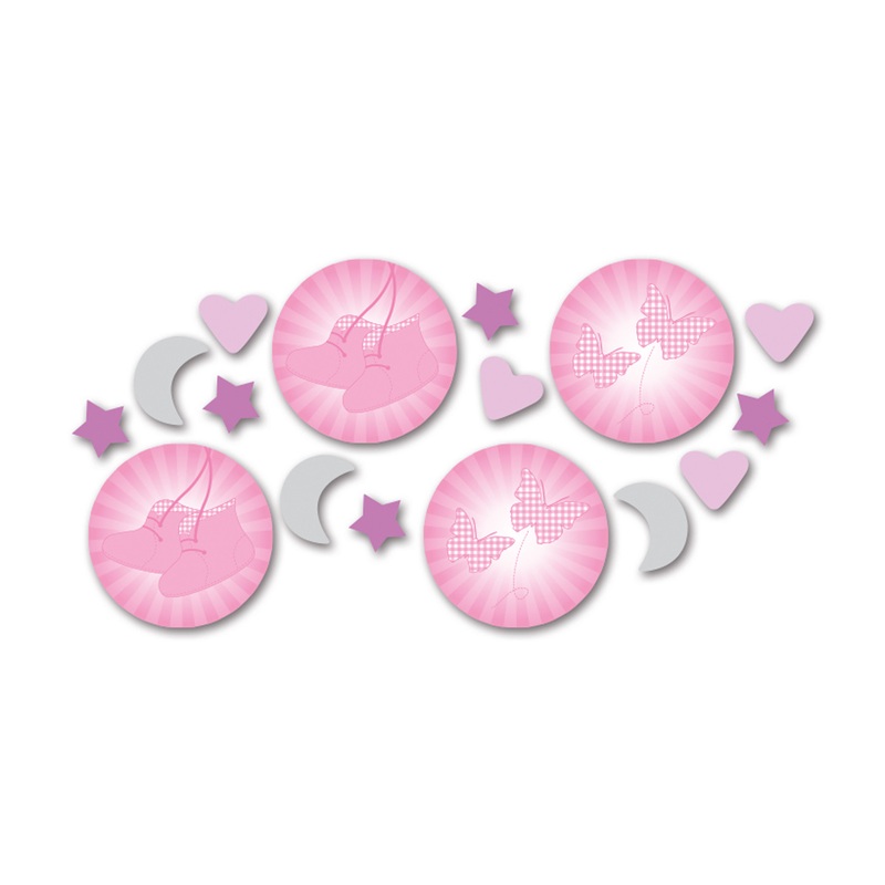 Pink baptism blessing sprinkle decoration 14g