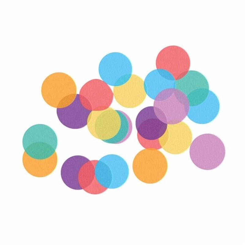 Rainbow paper confetti 10g