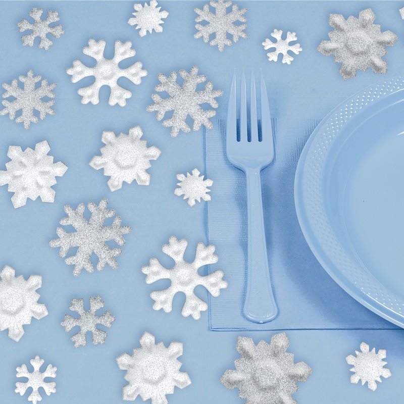 Snow crystal scatter decoration 20 pieces