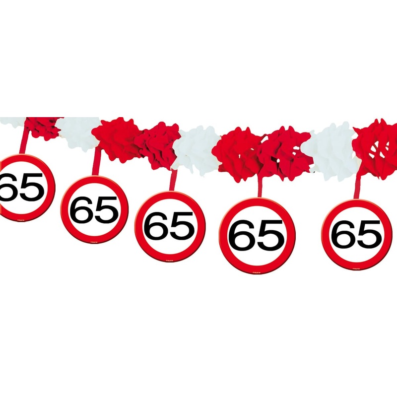 Traffic sign 65 garland 4m