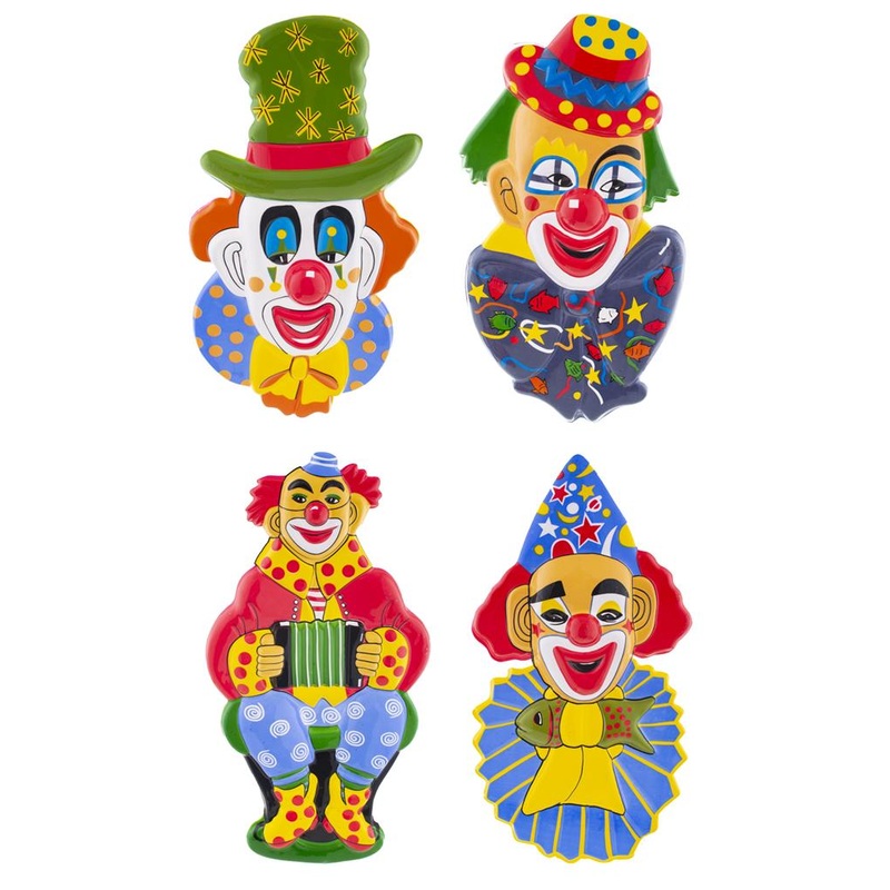 Wall decoration clown