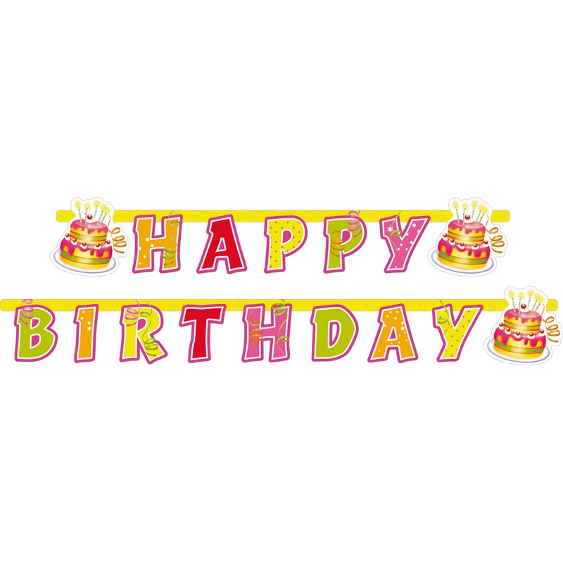Birthday Cake Garland 1.8m