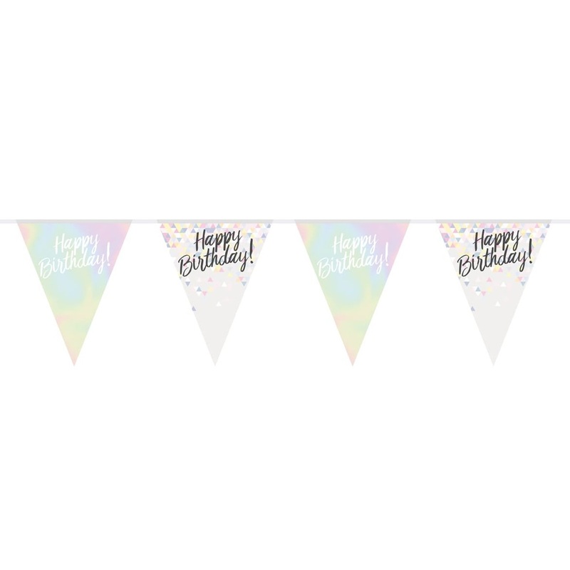 Cheers pennant chain Happy Birthday 4m