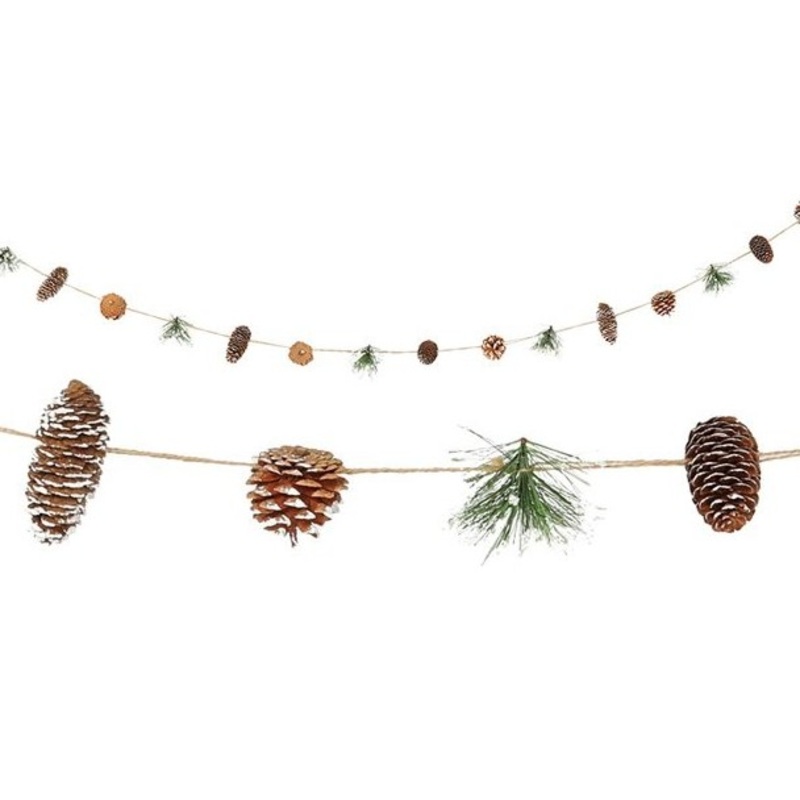 Christmas pine cone garland 1.6m