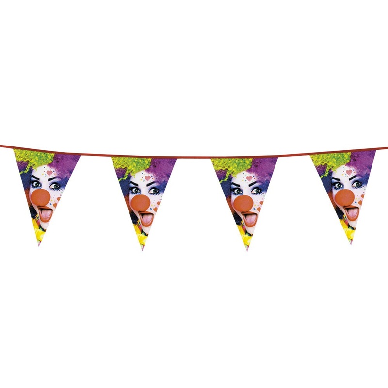 Colorful clowns pennant chain 600cm