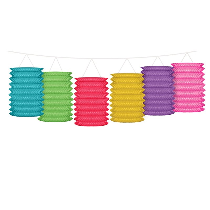 Colorful lantern garland 3.6 m