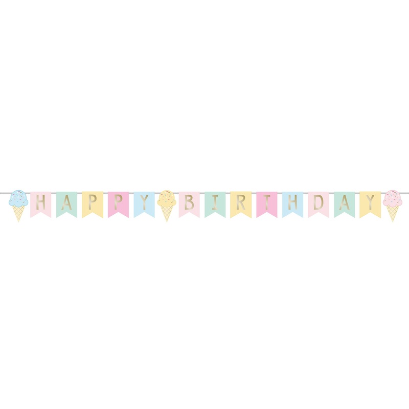 Eiszauber Birthday garland 2.5m