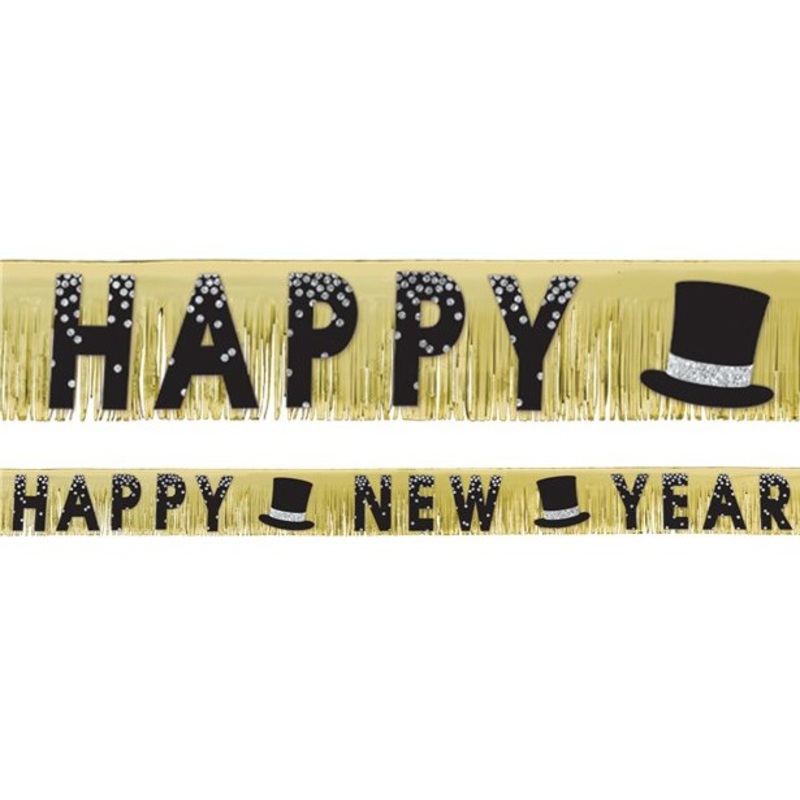 Glorious New Year fringe garland