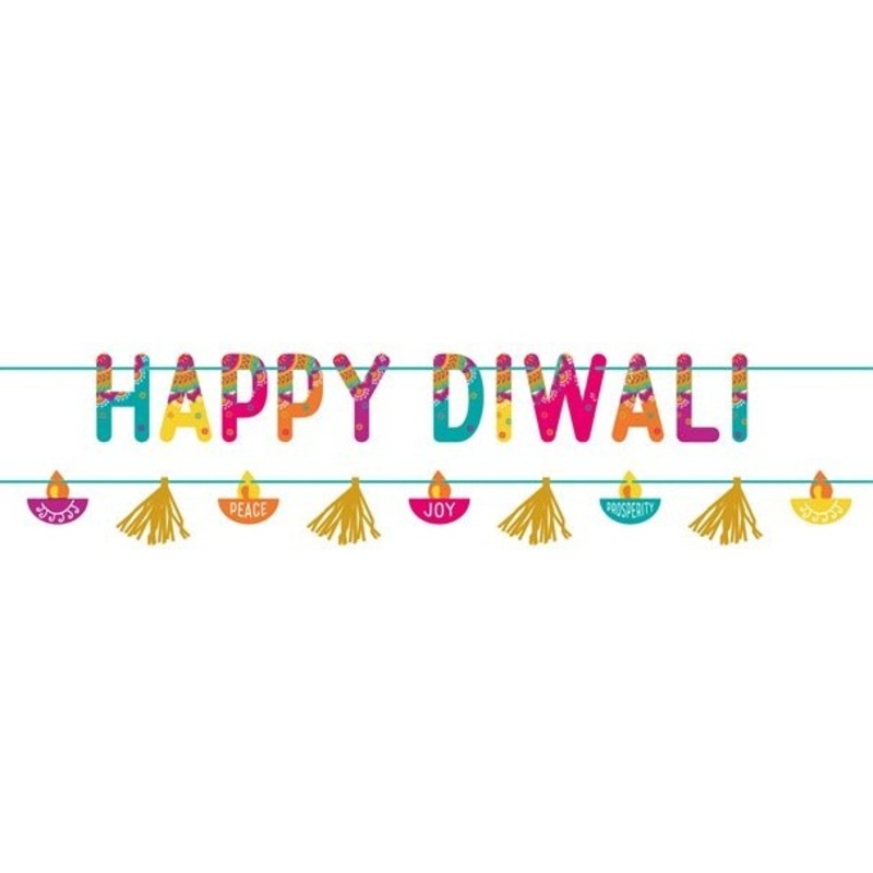 Happy Diwali Garland Set 1.7m