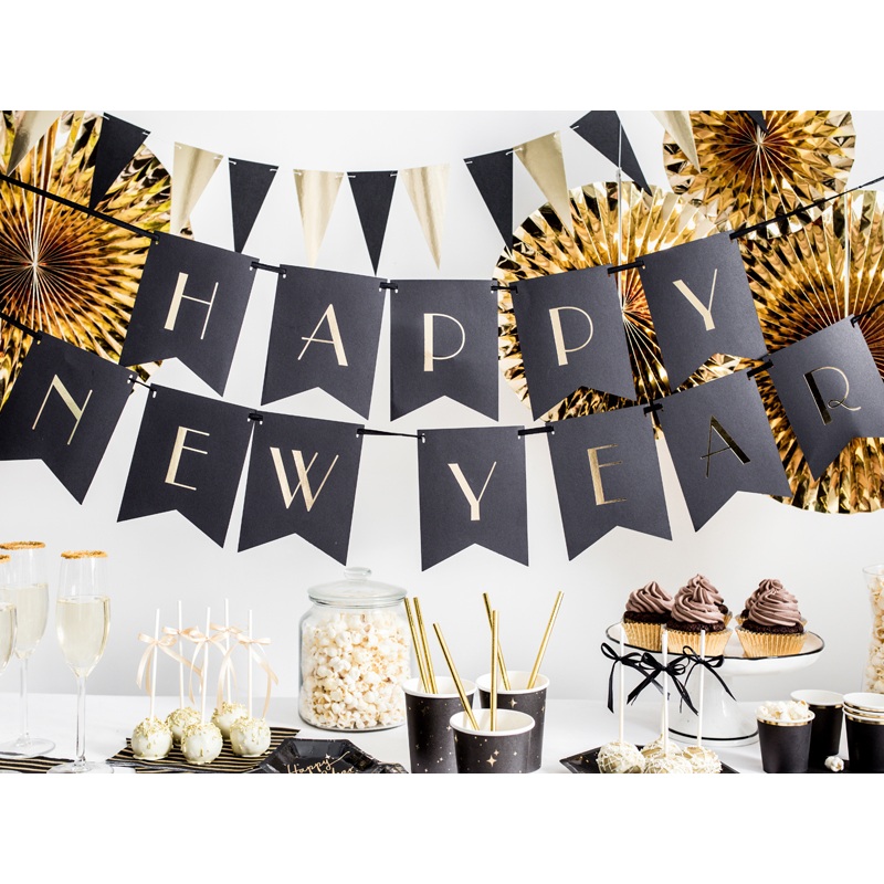 Happy New Year Pennant Chain 1.7m