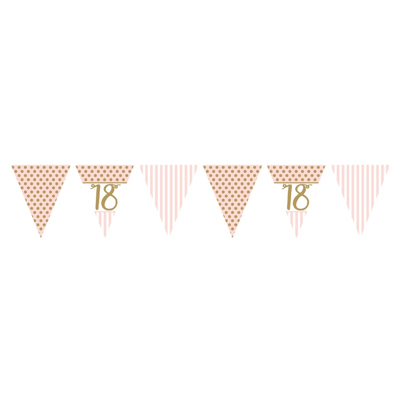 Lovely 18th Birthday pennant chain 3.7m