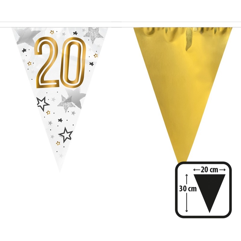 Number 20 stars pennant chain 6m
