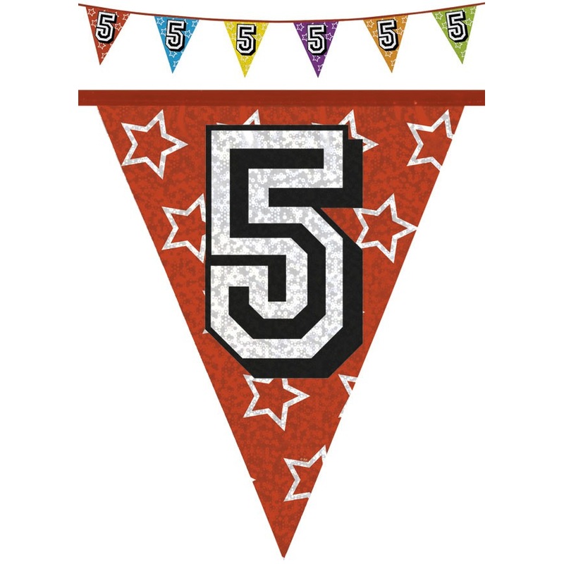 Pennant chain number 5 holographic
