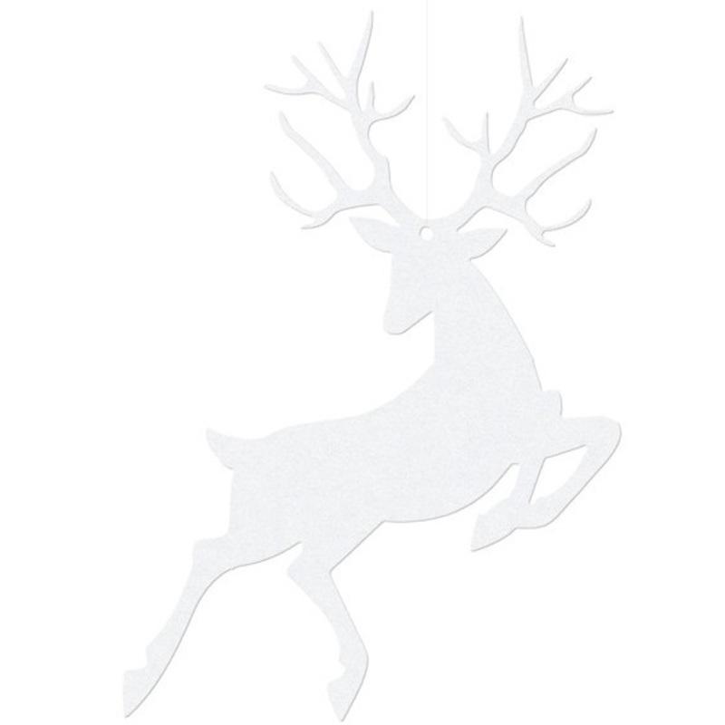 10 hanging decoration reindeer 14cm