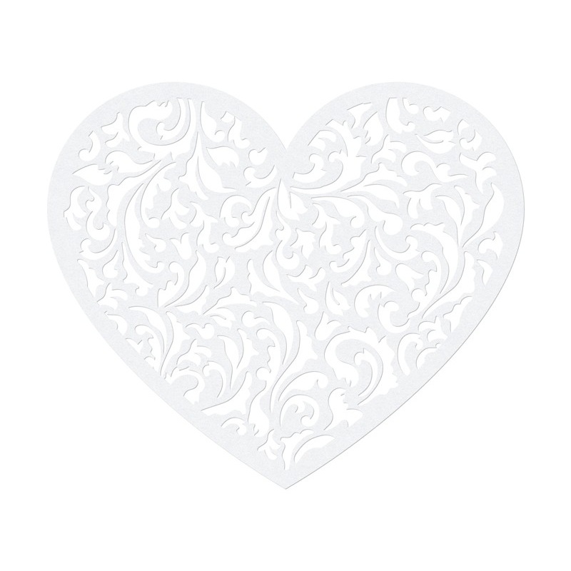 10 Loving Hearts decorative hearts 13.5 x 11.5cm