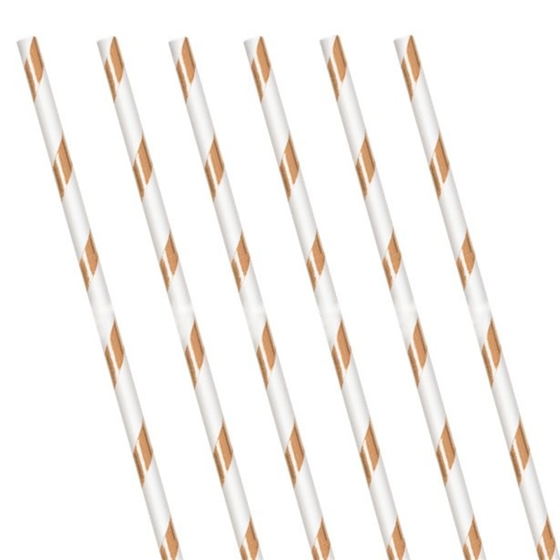 24 paper straws 19cm