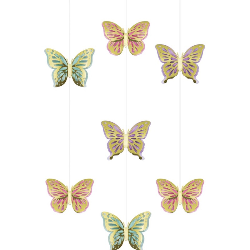 3 fly butterfly hangers 1.6m