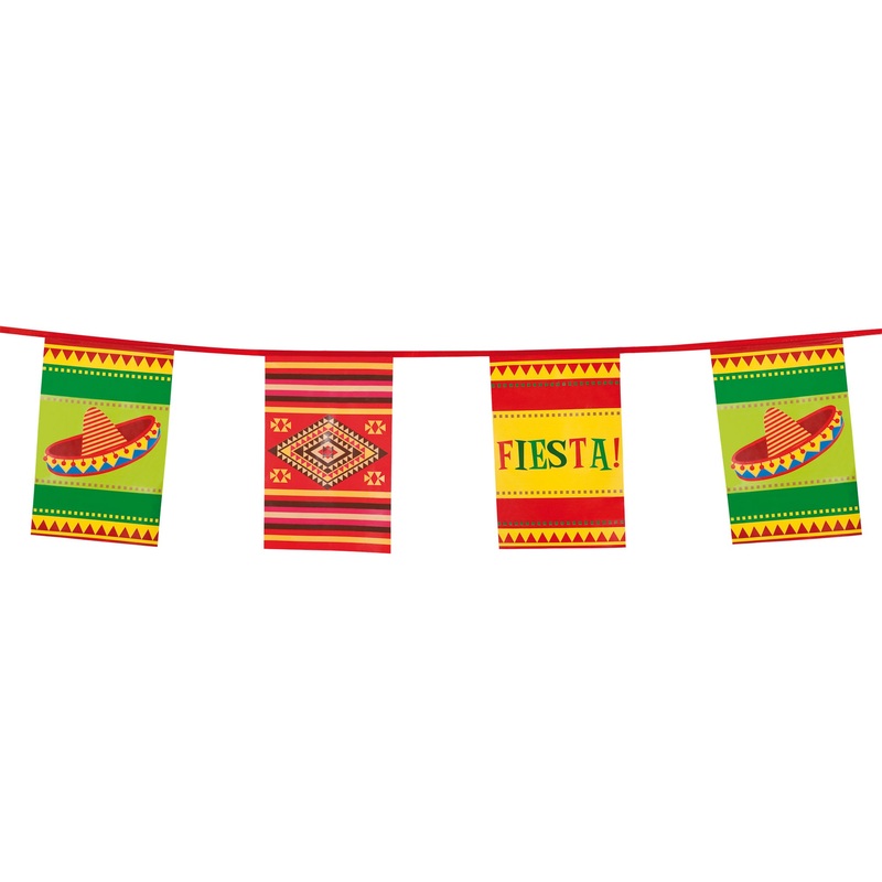 Colorful fiesta pennant chain
