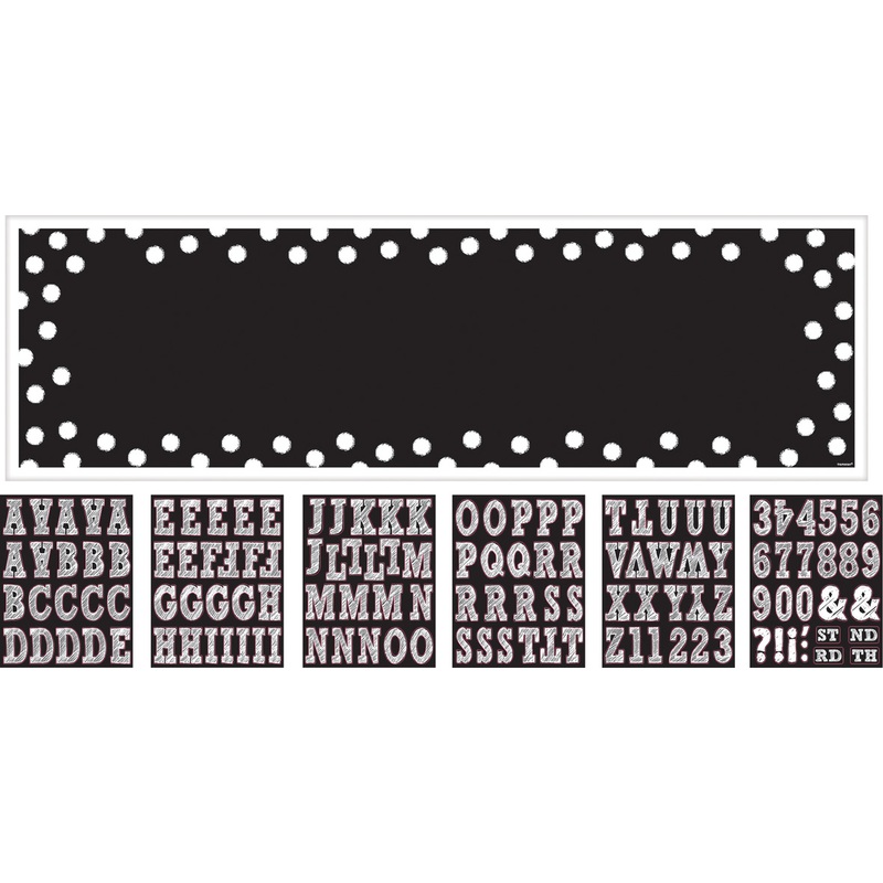 Customizable Black & White Party Banner 165cm