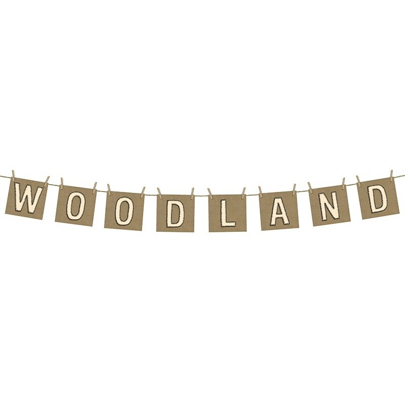 DIY Woodland pennant chain 1.15m