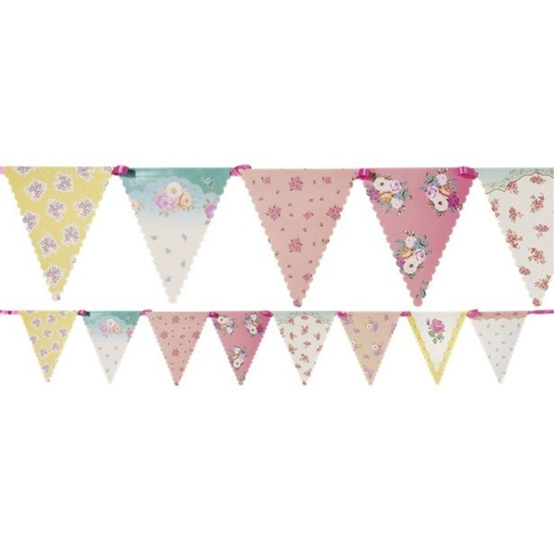 Vintage party peony pennant chain 4m