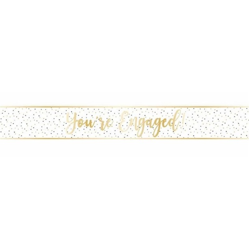 You`re Engaged foil banner 174cm