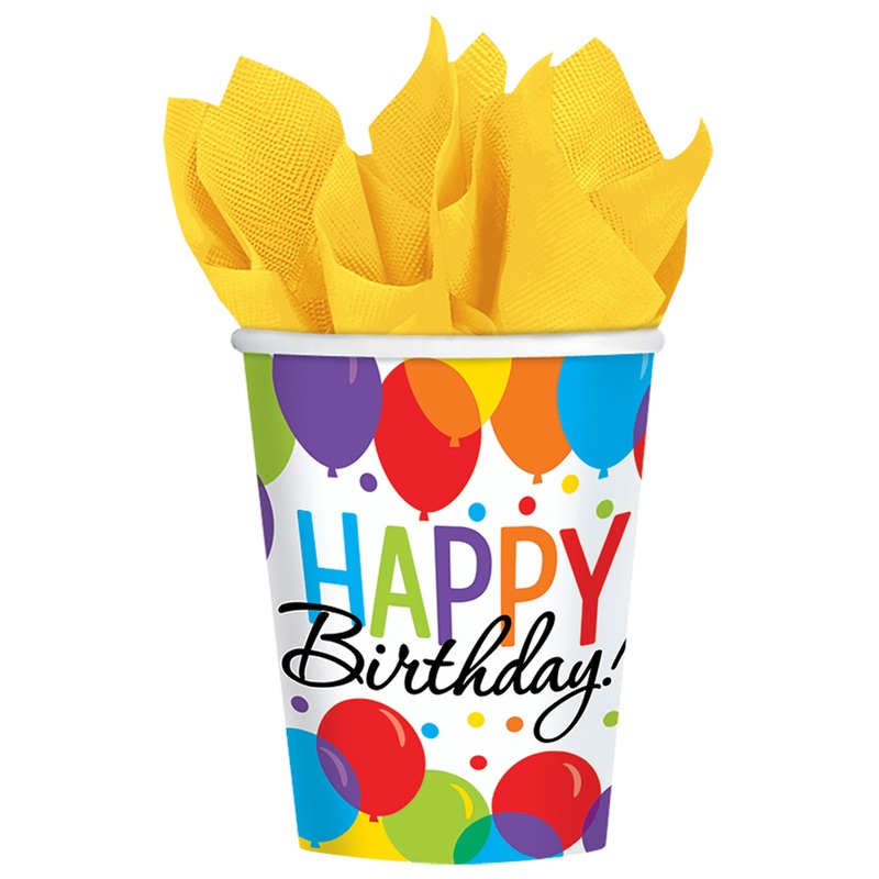 50 birthday balloon party mug 266ml