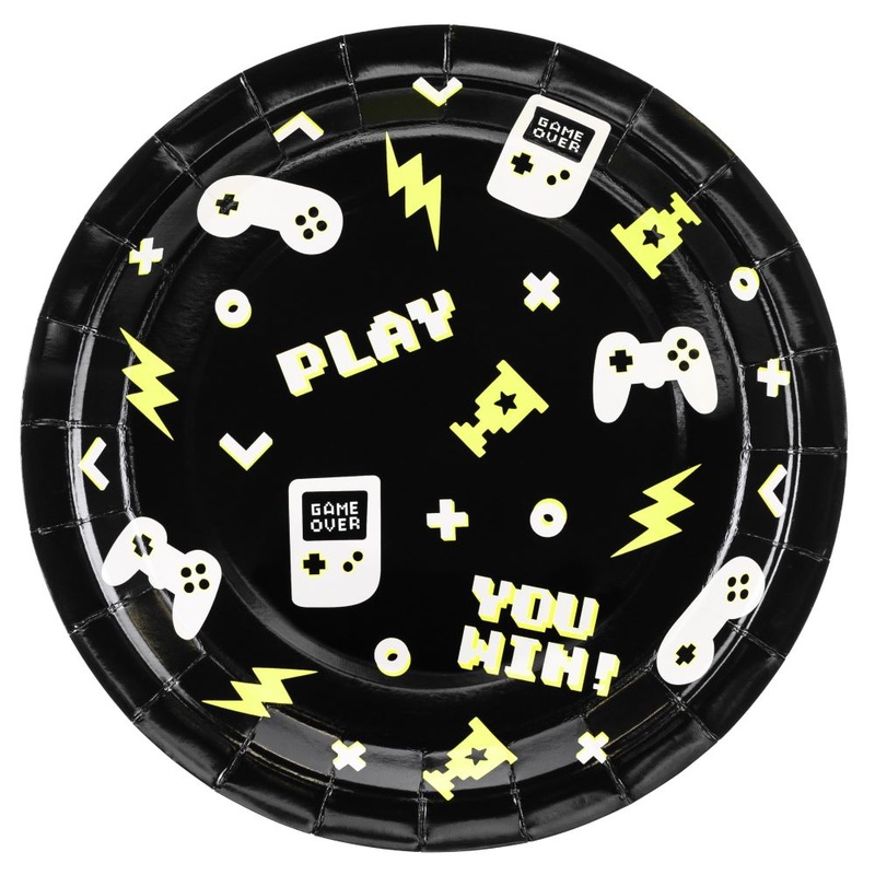 6 paper plates Press Play 23cm