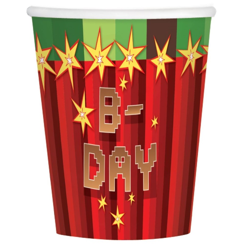 8 cups TNT Pixel Party 250ml