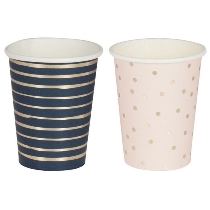 8 Gender Reveal paper cups 250ml