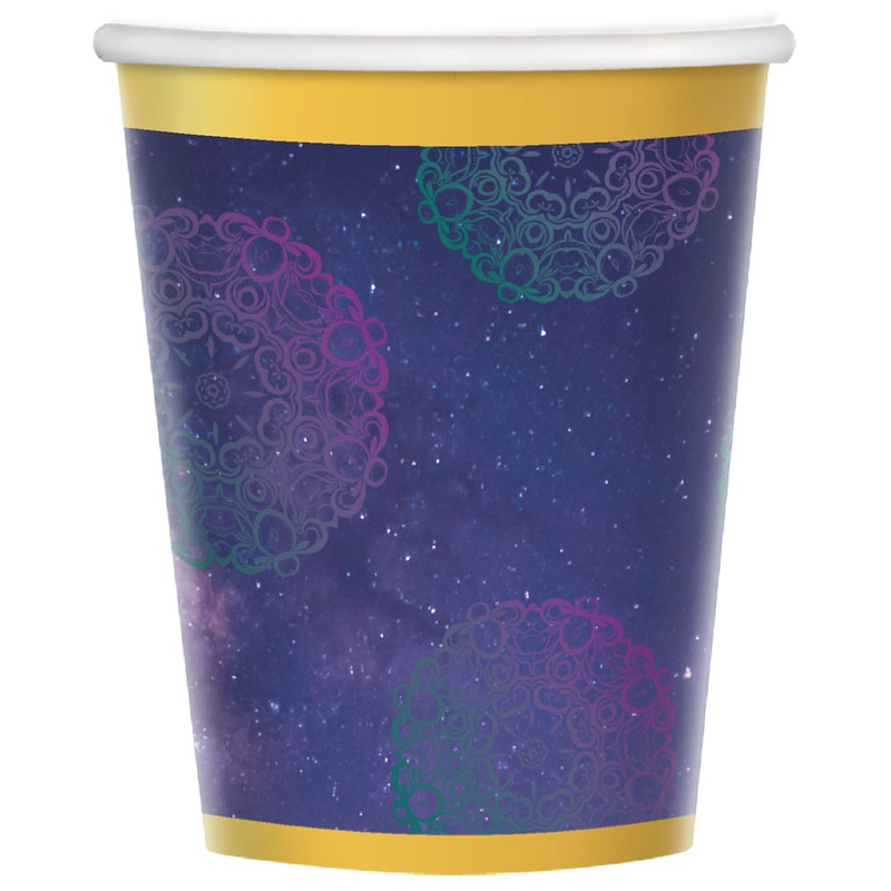 8 New Moon Eid Mubarak mugs 250ml